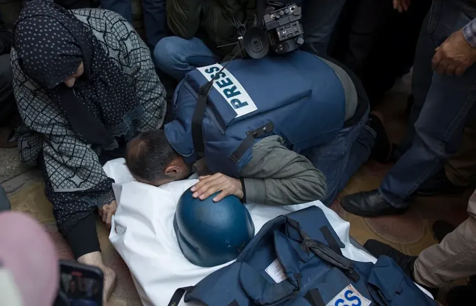 Periodistas en la Franja de Gaza Periodistas en la Franja de Gaza