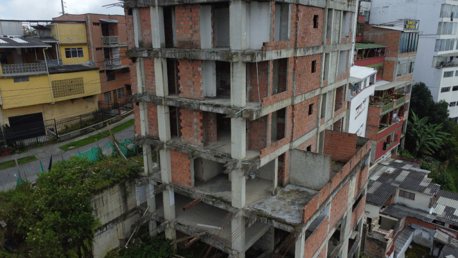 La edificación quedó abandonada en el 2018, según denunciantes. La edificación quedó abandonada en el 2018, según denunciantes.