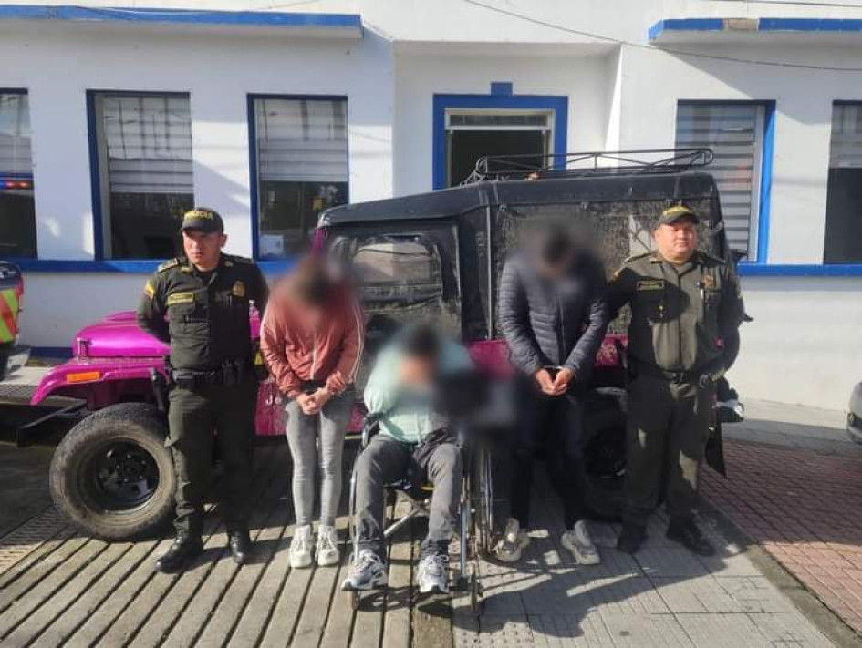Los manizaleños detenidos Los manizaleños detenidos.