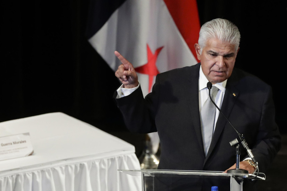 José Raúl Mulino José Raúl Mulino habla en el acto donde fue proclamado como presidente electo