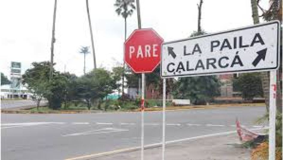 Vía La Paila - Calarcá Vía La Paila - Calarcá