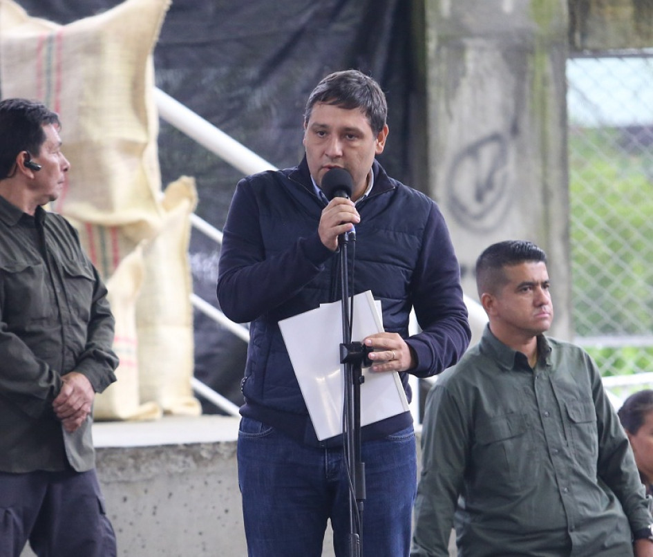 Ministro ejecutor con Caldas Foto|Luis Fernando Trejos|LA PATRIA