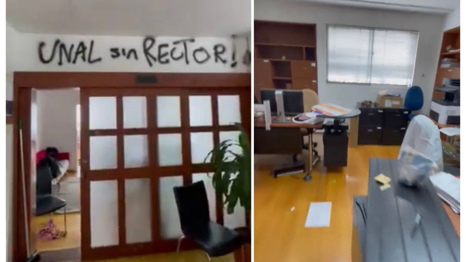 Encapuchados hicieron grafitis e invadieron oficinas en el Campus Palogrande de la Universidad Nacional sede Manizales. Encapuchados hicieron grafitis e invadieron oficinas en el Campus Palogrande de la Universidad Nacional sede Manizales.