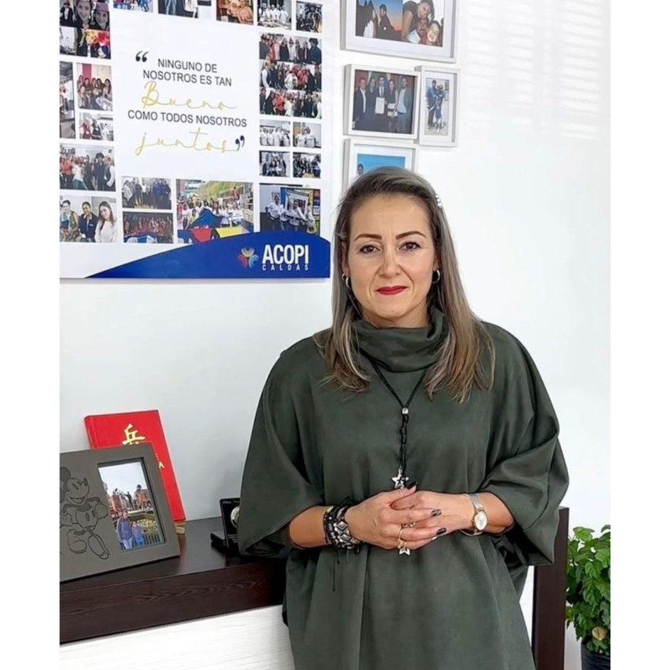 Dulfary Montoya, directora de Acopi Caldas. Dulfary Montoya, directora de Acopi Caldas.