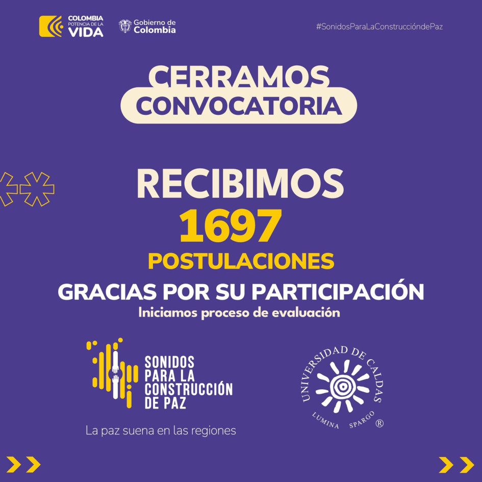 Programa Presidencial Sonidos para la Construcción de Paz Programa Presidencial Sonidos para la Construcción de Paz