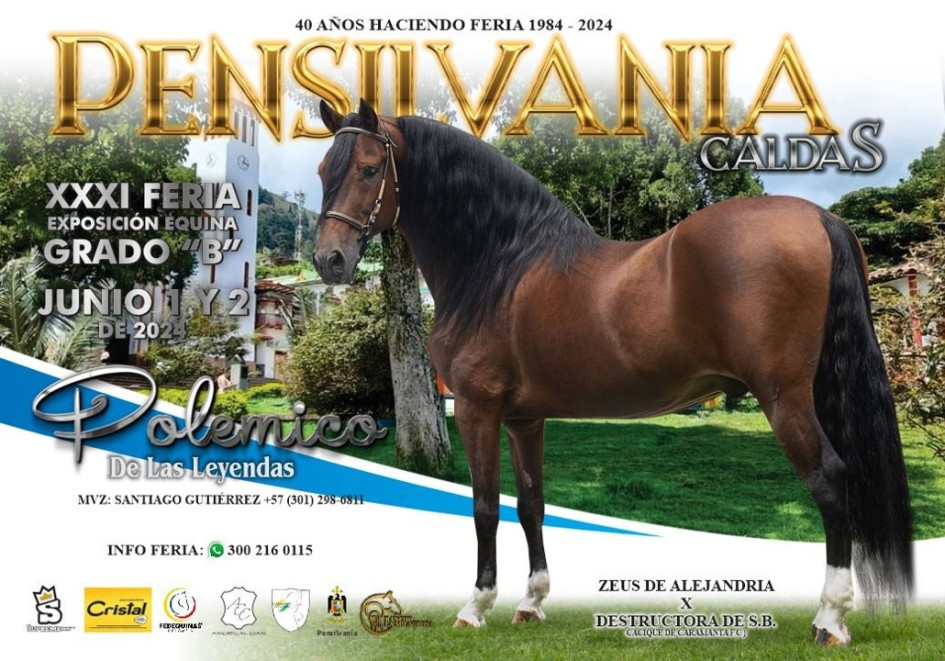 Afiche promocional de la XXXI Exposición Equina de Pensilvania. Afiche promocional de la XXXI Exposición Equina de Pensilvania.