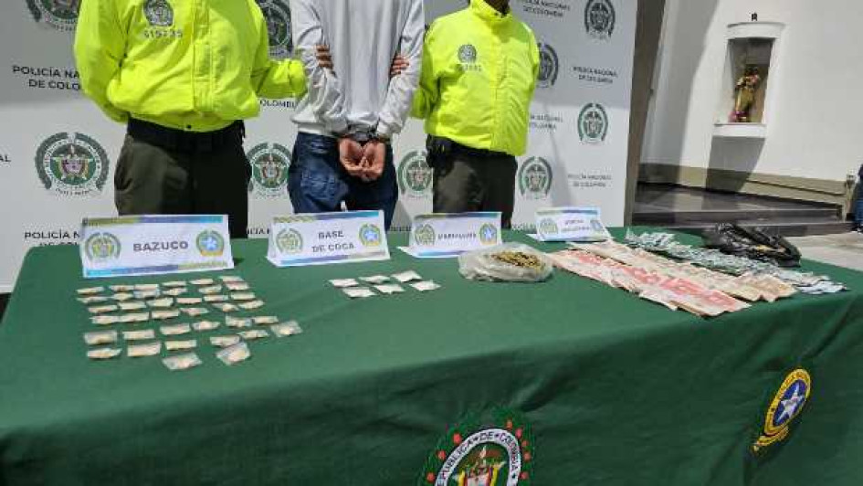 El hombre, de 24 años, fue detenido en el barrio La Unión de Manizales. El hombre, de 24 años, fue detenido en el barrio La Unión de Manizales.