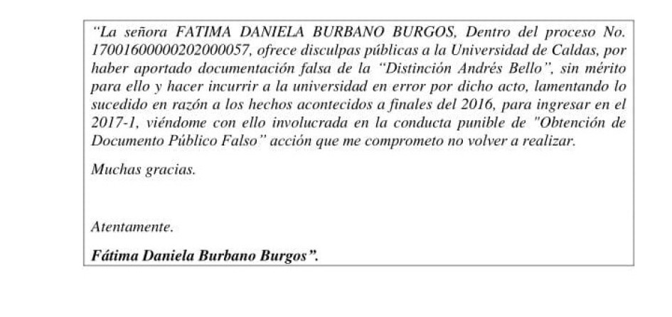 Las disculpas Las disculpas