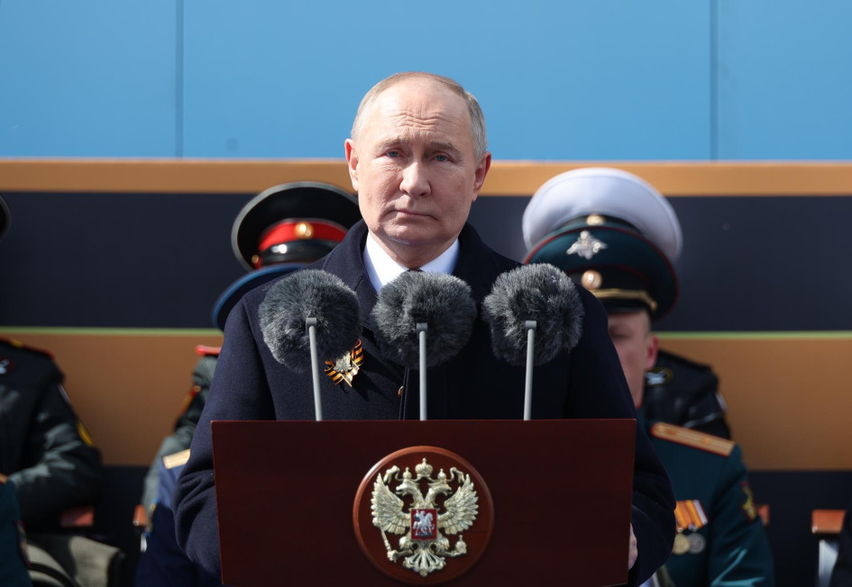El presidente ruso, Vladimir Putin, pronunció un discurso durante un desfile militar el Día de la Victoria, que marca el 79.° aniversario de la victoria sobre la Alemania nazi en la Segunda Guerra Mundial, en Moscú. El presidente ruso, Vladimir Putin, pronunció un discurso durante un desfile militar el Día de la Victoria, que marca el 79.° aniversario de la victoria sobre la Alemania nazi en la Segunda Guerra Mundial, en Moscú.