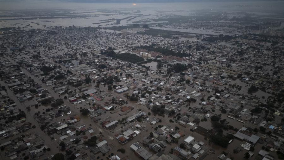 inundación de la ciudad de Canoas este sábado, región metropolitana de Porto Alegre, Canoas, (Brasil). inundación de la ciudad de Canoas este sábado, región metropolitana de Porto Alegre, Canoas, (Brasil).