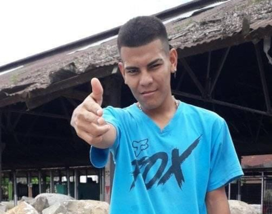 Cristian David Rodríguez Montaña, asesinado en La Dorada. Homicidio en La Dorada