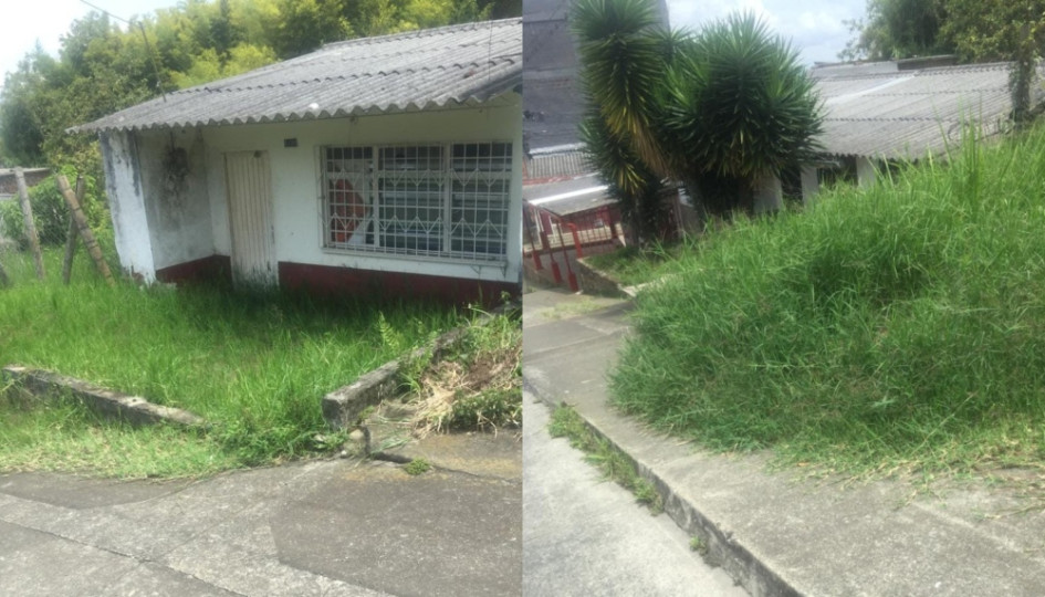 Así está actualmente la vivienda. Los vecinos especulan que está abandonada. Así está actualmente la vivienda. Los vecinos especulan que está abandonada.
