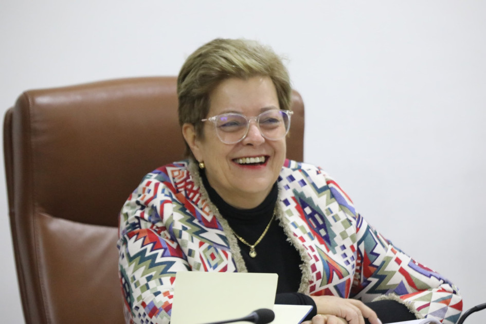 La caldense Gloria Inés Ramírez, ministra de Trabajo, satisfecha con el avance de la reforma pensional en la Cámara. La caldense Gloria Inés Ramírez, ministra de Trabajo, satisfecha con el avance de la reforma pensional en la Cámara.