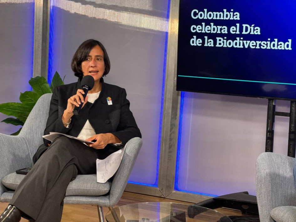 Susana Muhamad, ministra de Ambiente. Susana Muhamad, ministra de Ambiente.