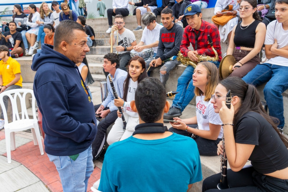 El rector del Cinoc, Juan Carlos Loaiza, en reunión con estudiantes. Hace cerca de 40 años edificaron la primera sede, donde construyeron el actual Campus Universitario. El rector del Cinoc, Juan Carlos Loaiza, en reunión con estudiantes. Hace cerca de 40 años edificaron la primera sede, donde construyeron el actual Campus Universitario.