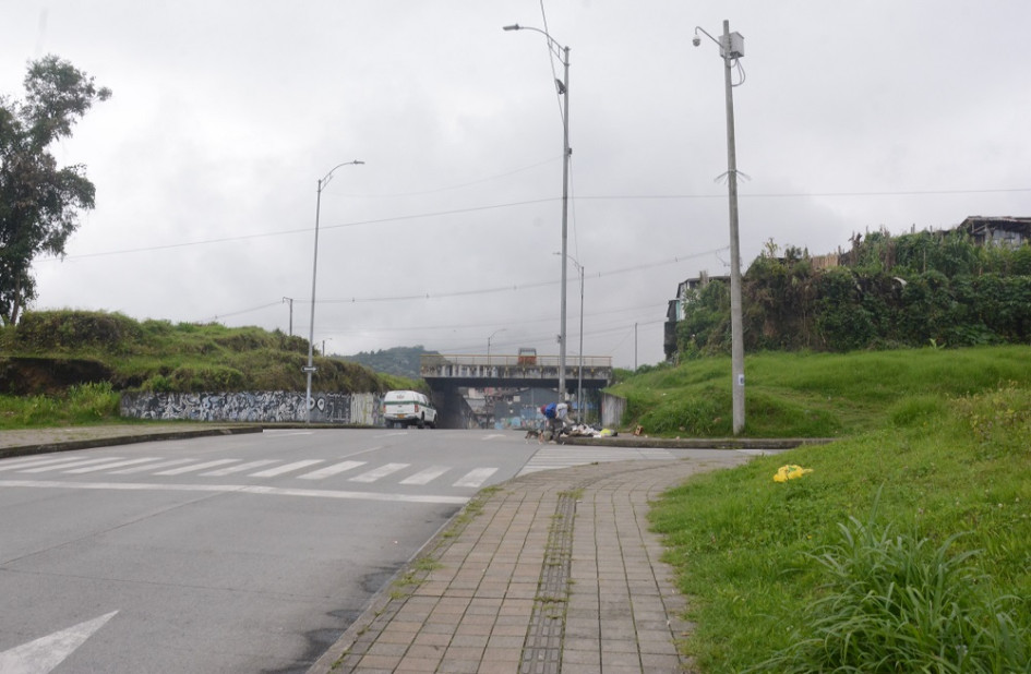 El crimen se registró en este sector de la avenida Marcelino Palacio. El crimen se registró en este sector de la avenida Marcelino Palacio.