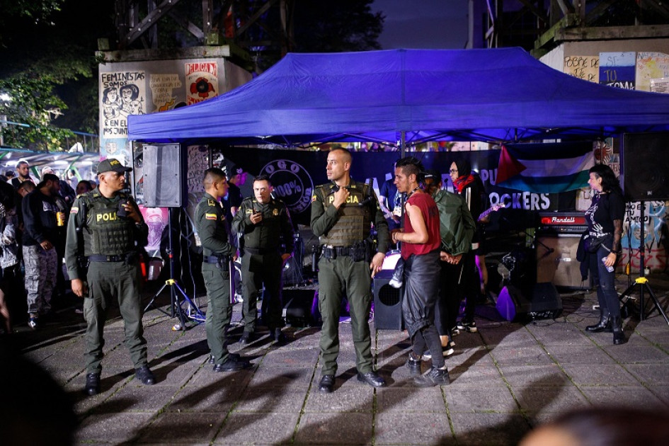 La discusión se generó tras la realización de un concierto en el parque de la torre del Cable. La discusión se generó tras la realización de un concierto en el parque de la torre del Cable.