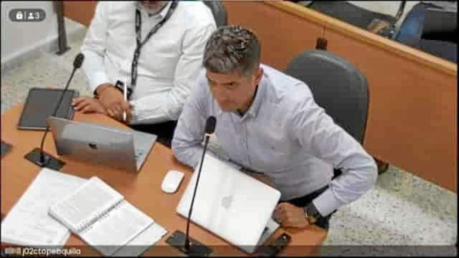 Foto | Colprensa | LA PATRIA El fiscal Mario Burgos en la audiencia donde la Procuraduría presentó el pliego de cargos en su contra. Foto | Colprensa | LA PATRIA El fiscal Mario Burgos en la audiencia donde la Procuraduría presentó el pliego de cargos en su contra.