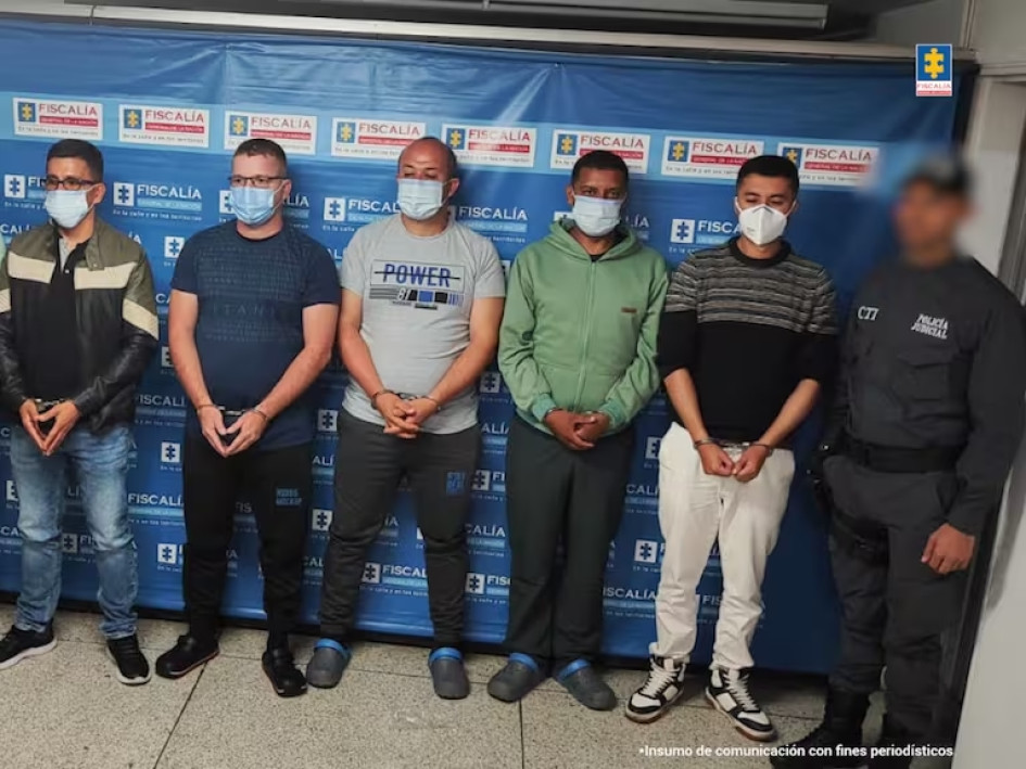 Los policías sindicados del homicidio. Los policías sindicados del homicidio.