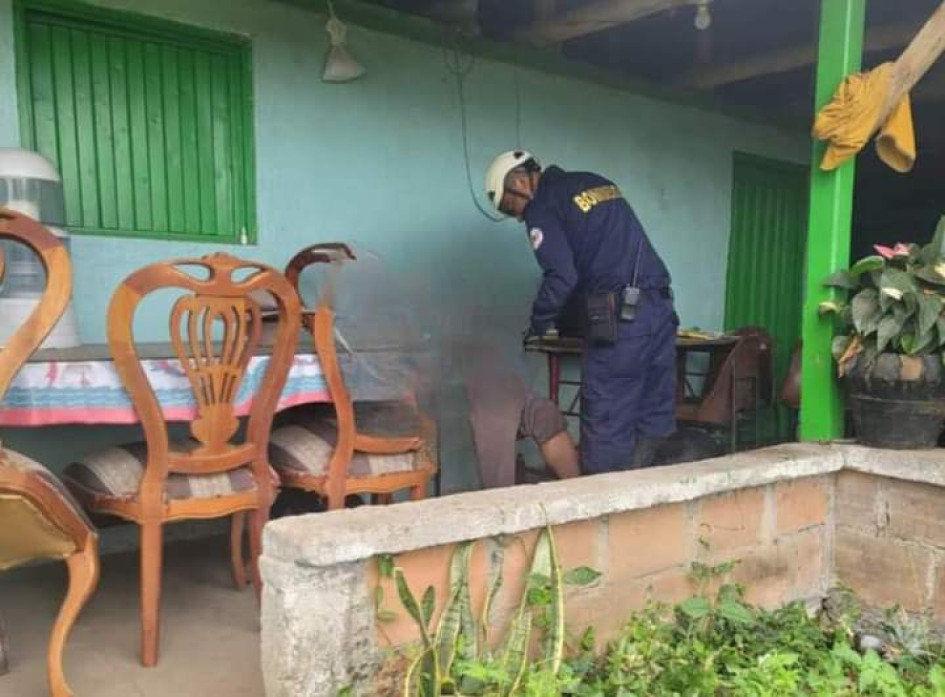 La emergencia causada por el rayo ocurrió en la vereda La Morelia de San José (Caldas). La emergencia causada por el rayo ocurrió en la vereda La Morelia de San José (Caldas).
