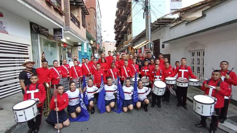 La banda músico marcial adscrita a la Institución Normal San José de Pácora, en el Concurso Nacional de Bandas en Girardota (Antioquia). La banda músico marcial adscrita a la Institución Normal San José de Pácora, en el Concurso Nacional de Bandas en Girardota (Antioquia).