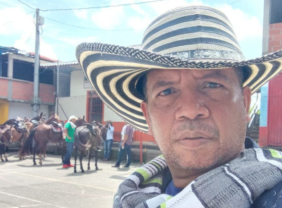 Héctor Jairo Fiscal Fiscal, la víctima en Riosucio. Héctor Jairo Fiscal Fiscal, la víctima en Riosucio.