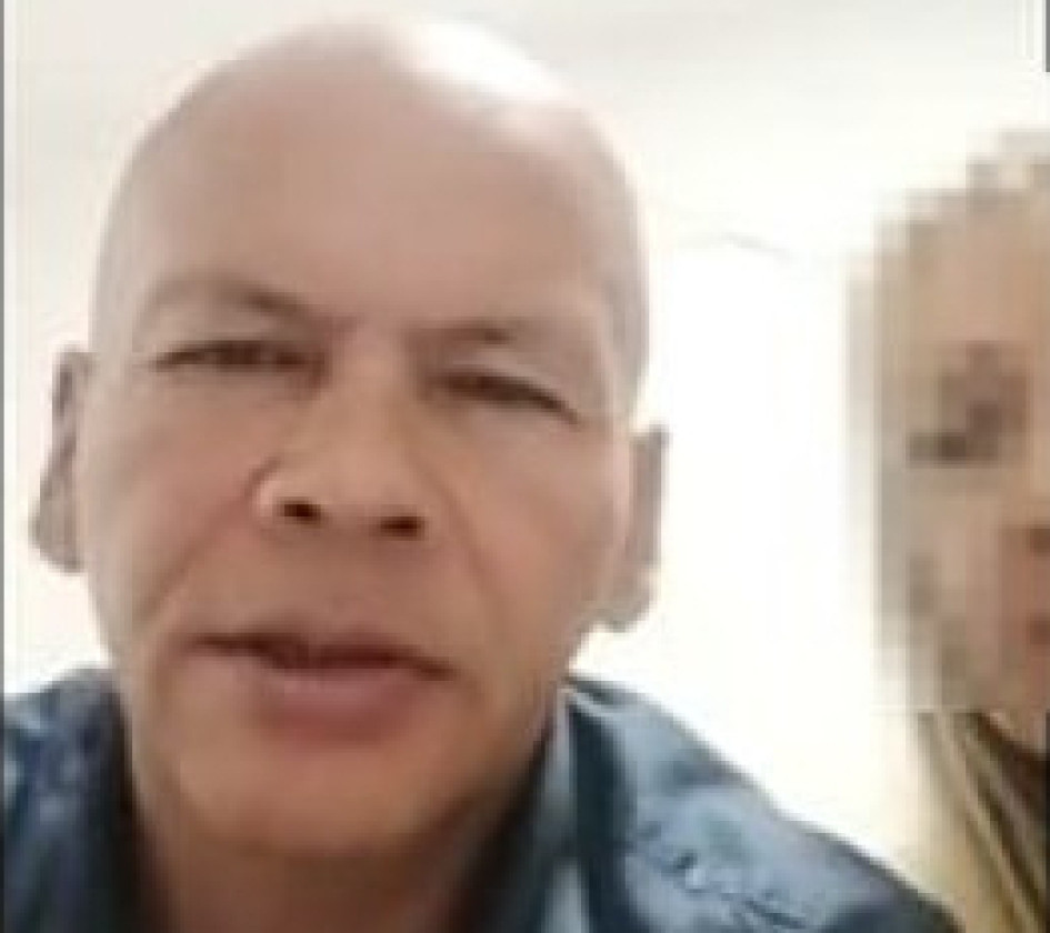 Hernán Buriticá Guapacha estuvo acompañado de su pareja y exvíctima. Hernán Buriticá Guapacha estuvo acompañado de su pareja y exvíctima.