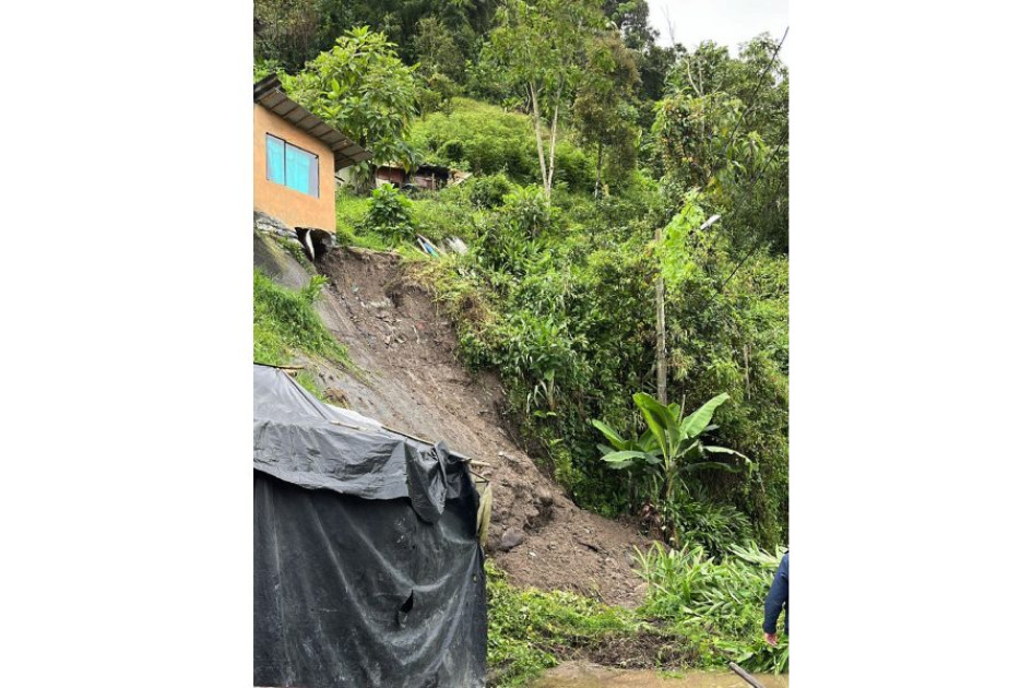 El movimiento de tierra en el sector de Las Marraneras, en el barrio Galán de Manizales. El movimiento de tierra en el sector de Las Marraneras, en el barrio Galán de Manizales.