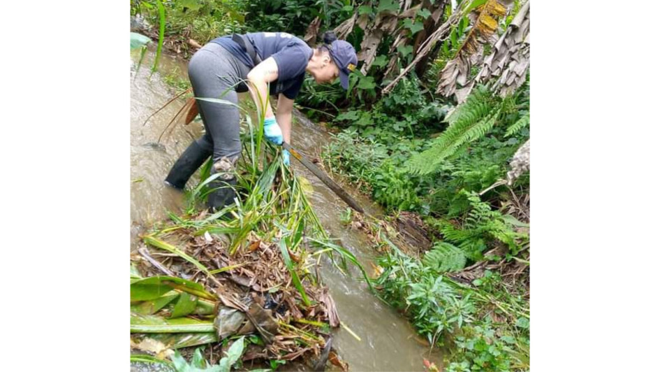 Bomberos, instituciones educativas, el hospital, la UMATA y la Unidad de Sanidad participaron en la actividad.