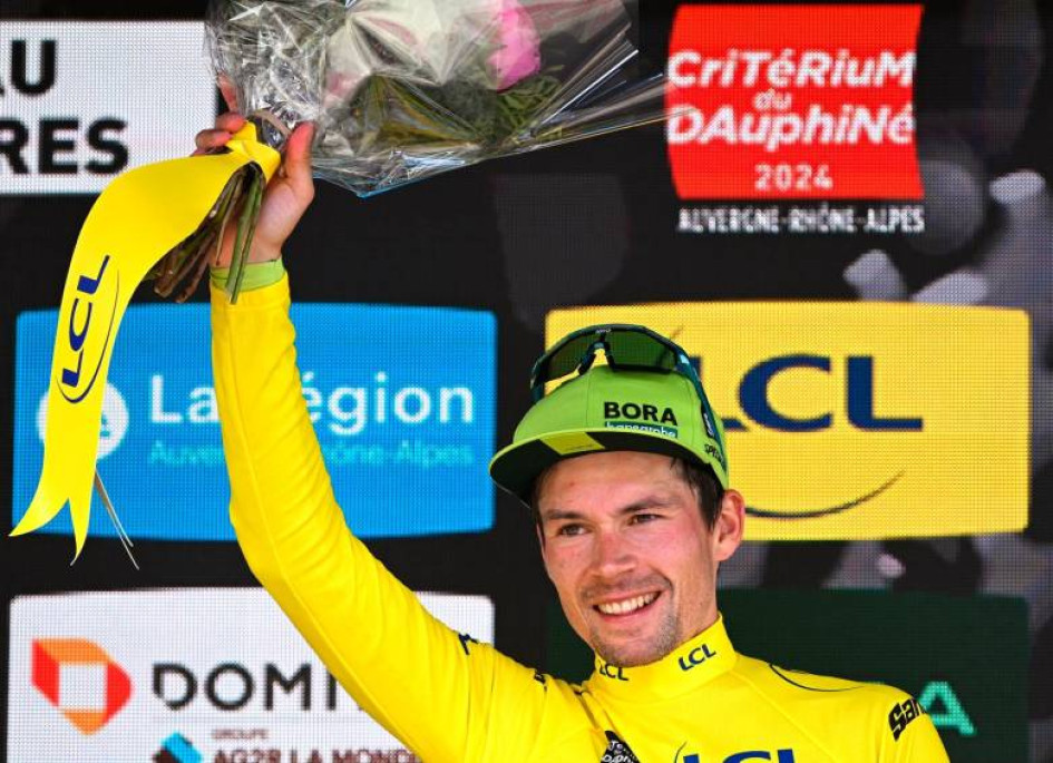 El esloveno Primoz Roglic logró su segundo título del Critérium de Dauphiné. El esloveno Primoz Roglic logró su segundo título del Critérium de Dauphiné.