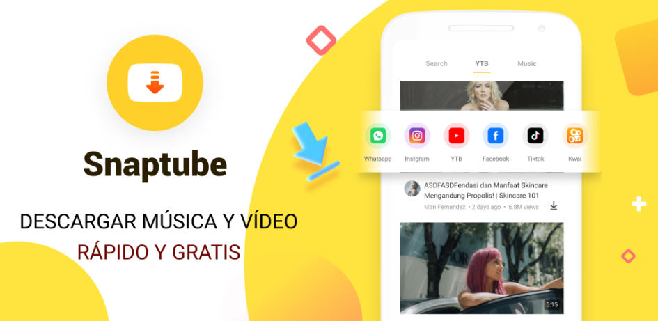 Snaptube - el Mejor Descargador de Videos HD para Android Snaptube