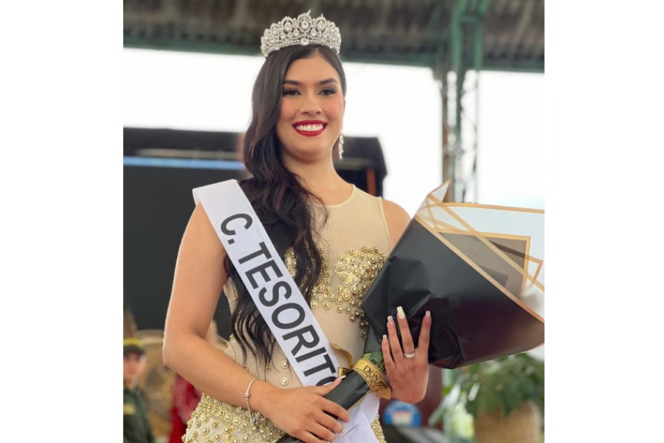 Mariam Daniela Moreno Marín, reina de la Comuna Tesorito. Mariam Daniela Moreno Marín, reina de la Comuna Tesorito.