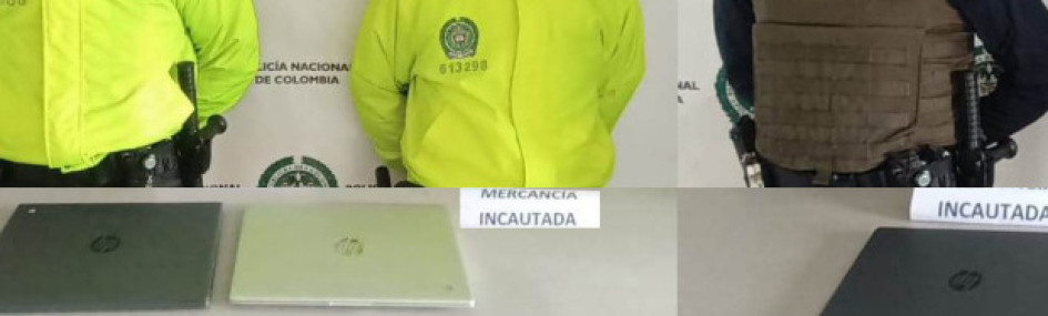 Los portátiles recuperados. Los portátiles recuperados.