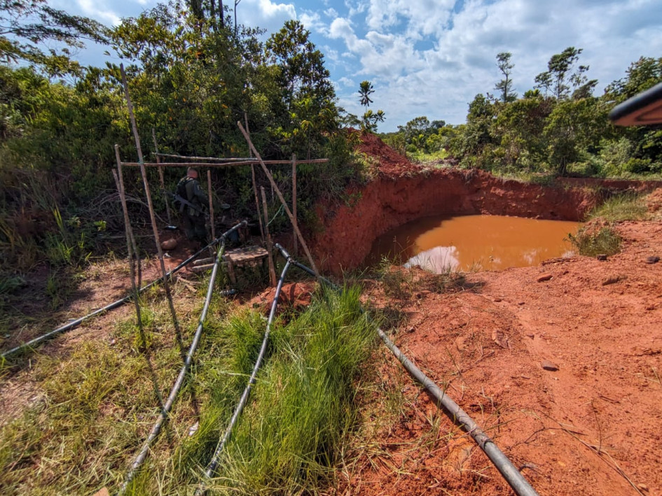 La operación se realizó en la vereda San Roque (Norcasia) La operación se realizó en la vereda San Roque (Norcasia)
