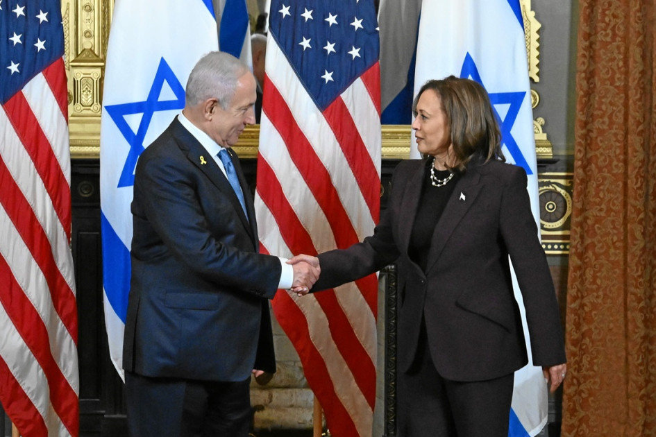Foto | EFE | LA PATRIA Kamala Harris recibió ayer al primer ministro israelí, Benjamín Netanyahu. Foto | EFE | LA PATRIA Kamala Harris recibió ayer al primer ministro israelí, Benjamín Netanyahu.