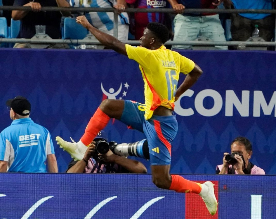 Jefferson Lerma anotó el gol de Colombia. Jefferson Lerma anotó el gol de Colombia.