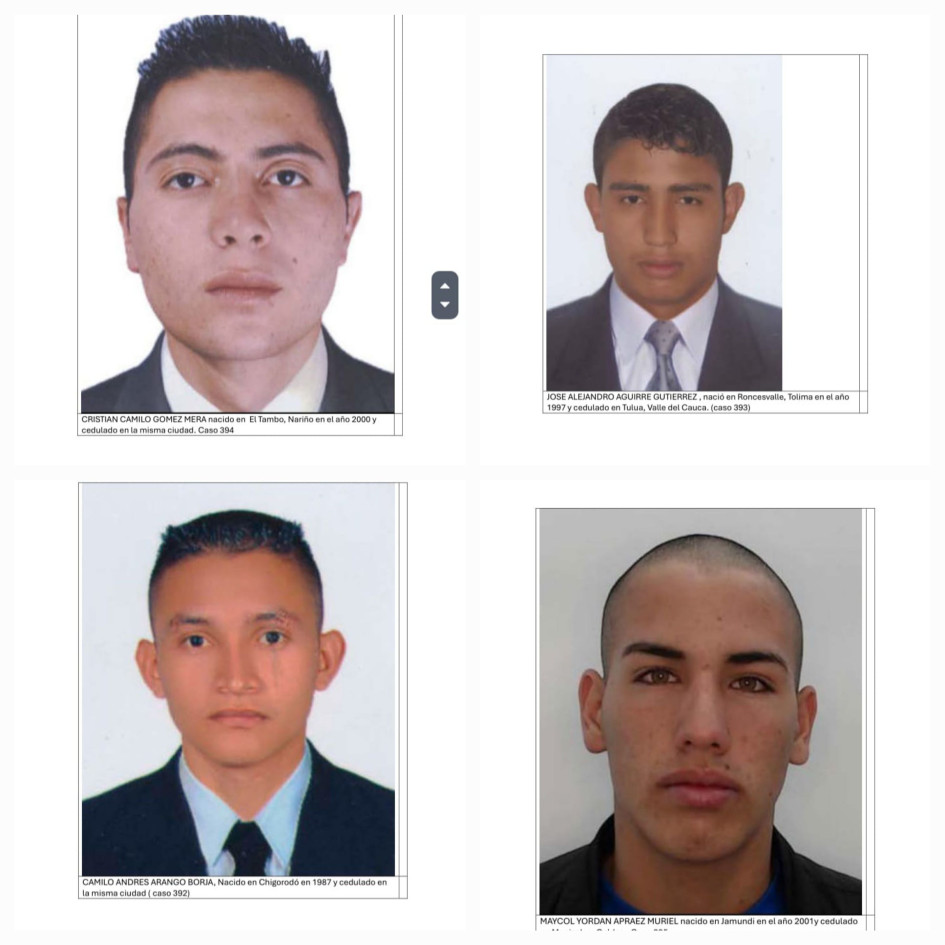 Cuatro de los 5 identificados. Cuatro de los cinco dentificados.