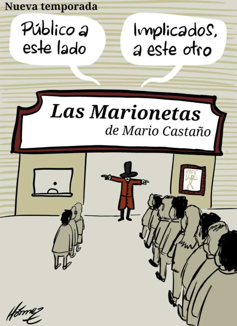 Caricatura de Homez sobre Las Marionetas. Caricatura de Homez sobre Las Marionetas.