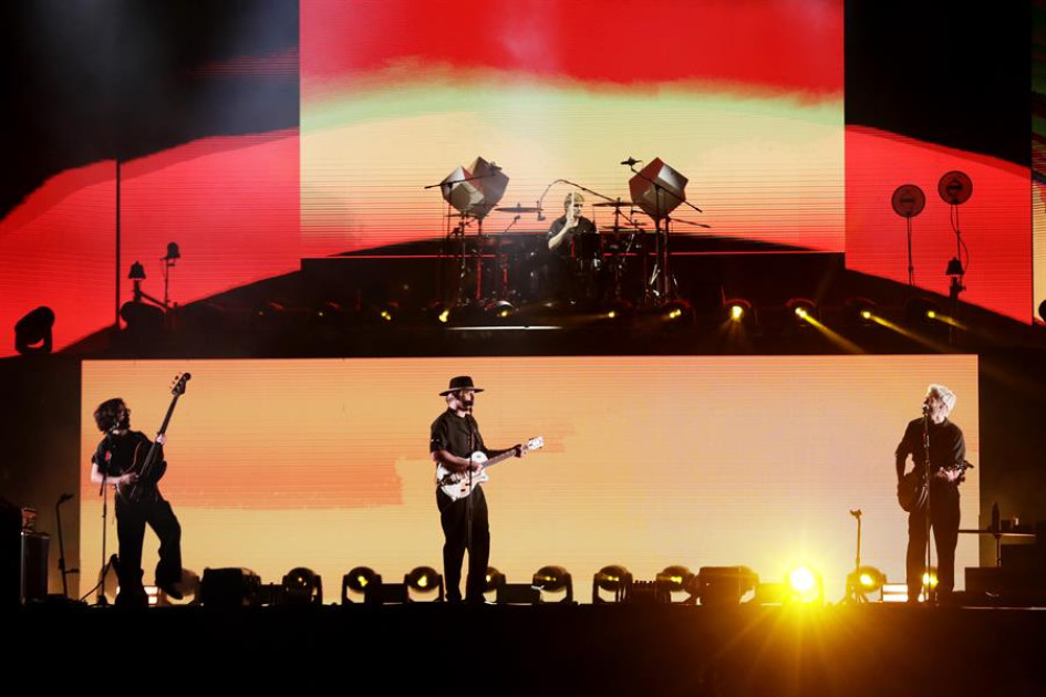 La agrupación musical colombiana Morat se presentó este sábado en el estadio El Campín en Bogotá. La agrupación musical colombiana Morat se presentó este sábado en el estadio El Campín en Bogotá.