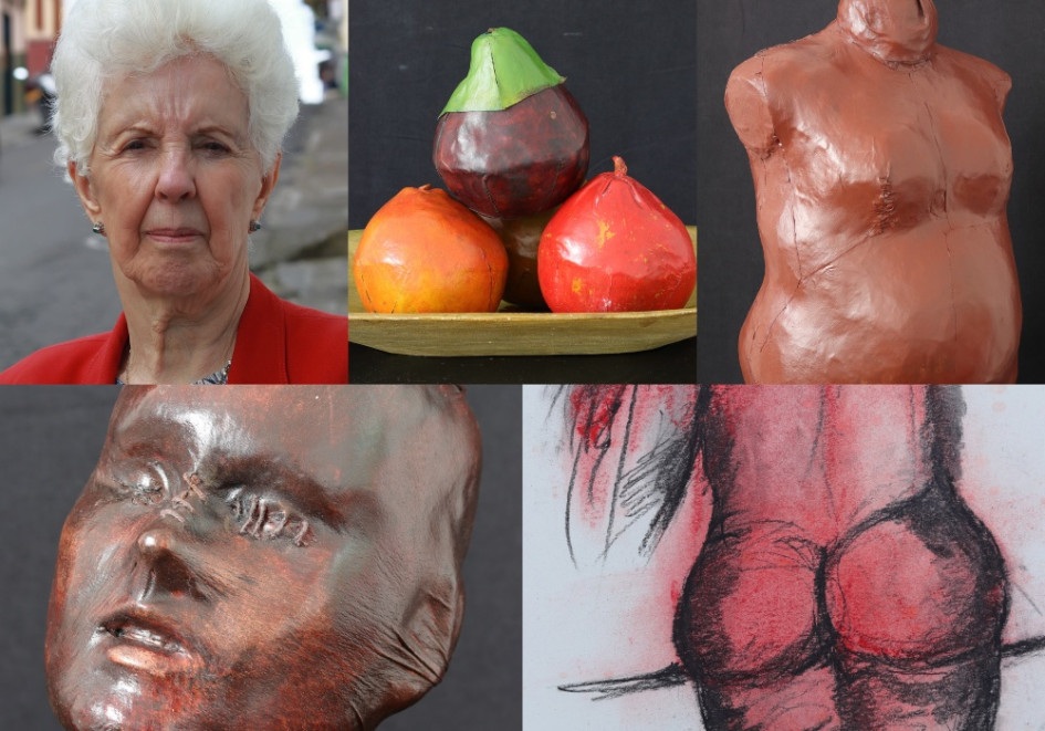 Beatriz Echeveri y sus obras. Beatriz Echeveri y sus obras.