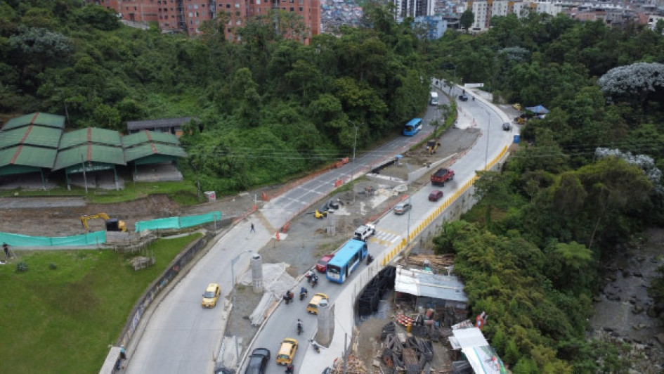 Obras intercambiador vial Los Cedros Obras intercambiador vial Los Cedros