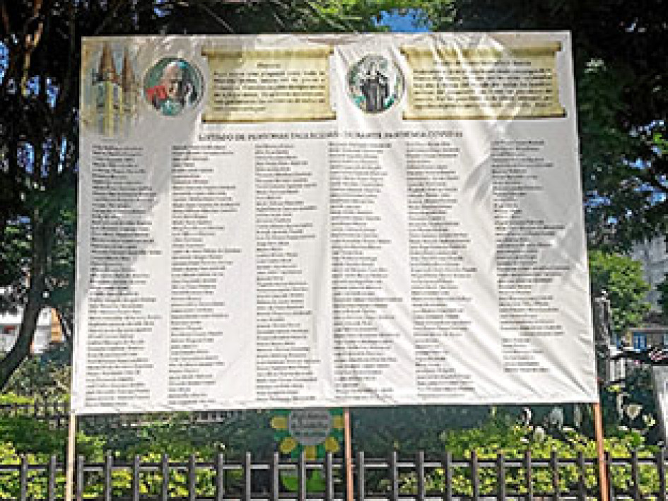 Exaltaron la memoria Foto|LA PATRIA Exaltaron la memoria Foto|LA PATRIA