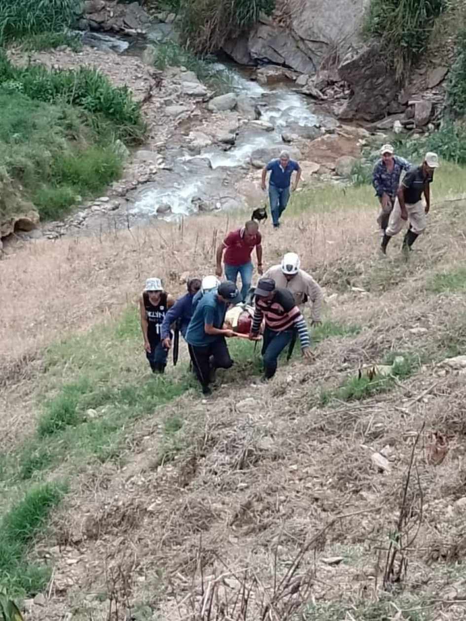 El rescate El rescate lo ejecutó Bomberos