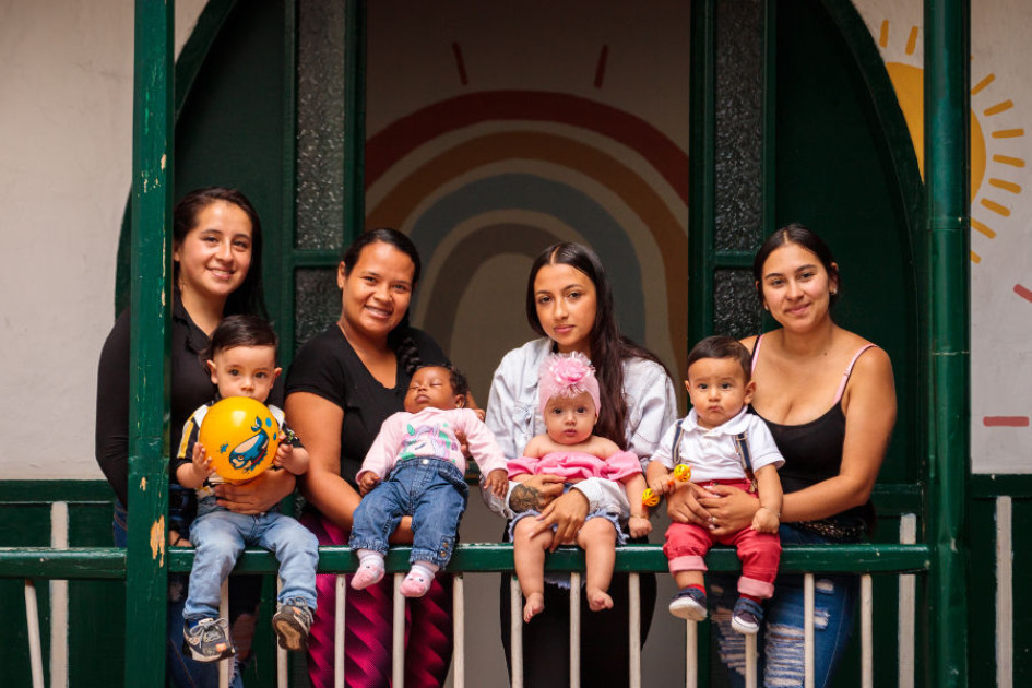 Madres del programa Gestar Futuro. Nutrir