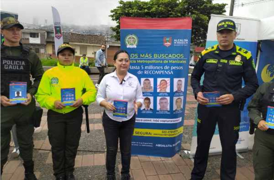 Cartel de los más buscados, según Policía y Alcaldía. Cartel de los más buscados, según Policía y Alcaldía.