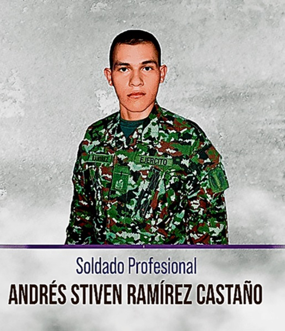 Foto | Ejército | LA PATRIA el caldense Andrés Stiven Ramírez Castaño. Foto | Ejército | LA PATRIA el caldense Andrés Stiven Ramírez Castaño.