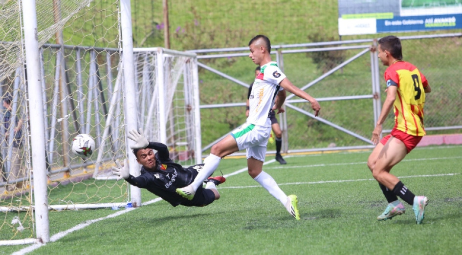 El partido que le ganó Manizales FC 4-2 al Deportivo Pereira, el domingo pasado, en el Nacional de Primera C. Nacional de Primera C