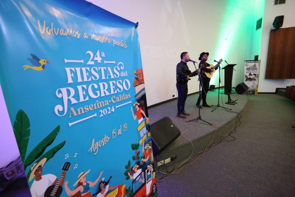 La presentación de las Fiestas del Regreso. La presentación de las Fiestas del Regreso.