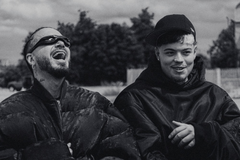 J Balvin y Saiko. J Balvin y Saiko.