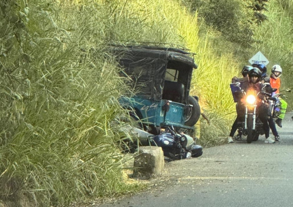 Accidente en la Troncal de Occidente, en Anserma. Accidente en la Troncal de Occidente, en Anserma.